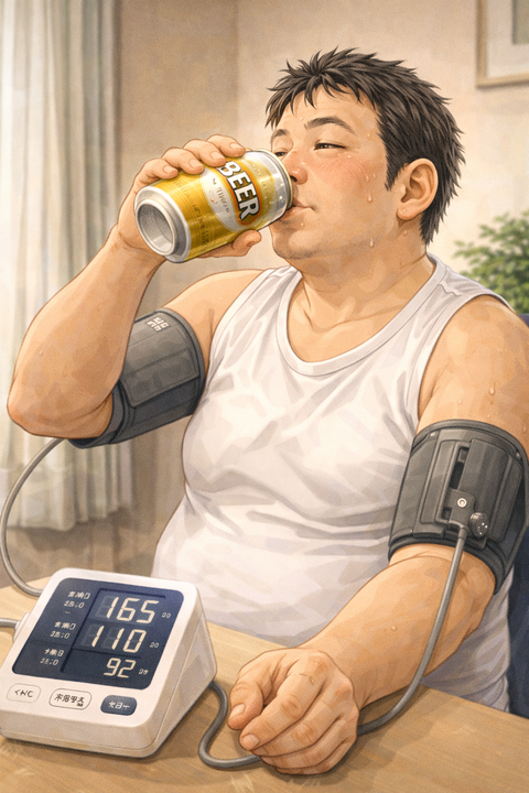 ビール500ml1本とストゼロ系350ml3本飲んでいい感じになってる　何年もこれ