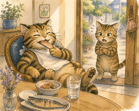 うちに毎日通って来ている野良猫