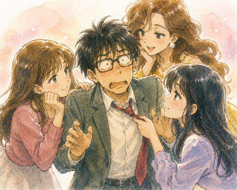 何の取り柄もない冴えない男が何故か美女にモテる