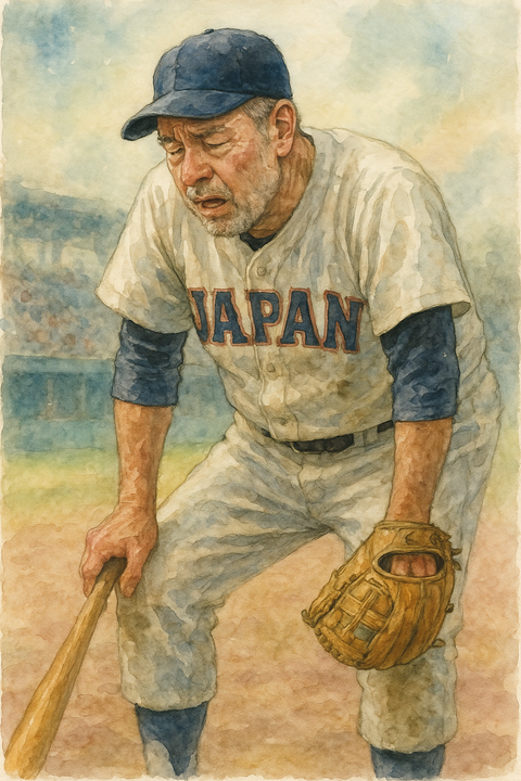 50歳を超えてしんどそうな野球選手