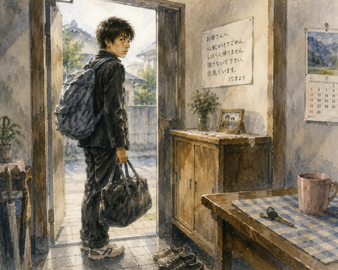 家出する１５才男子