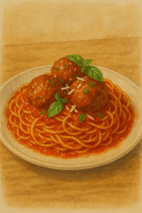 ミートボールスパゲティ