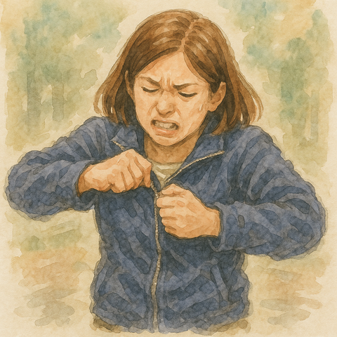 チャック壊れた