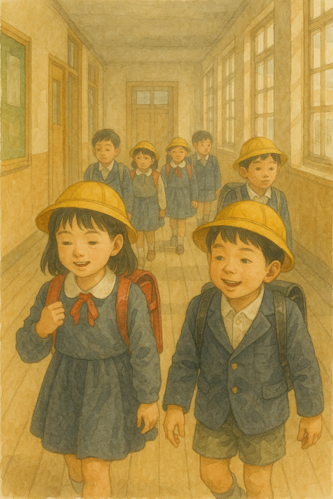 小学校の下校風景