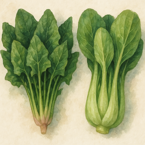 ほうれん草と小松菜