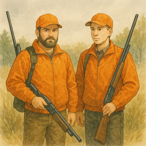 男性ハンター二人