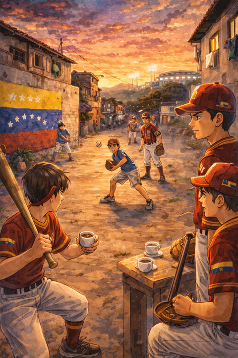 ベネズエラの野球風景