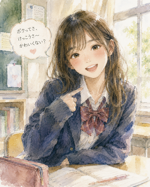 ボクっ子女子高生