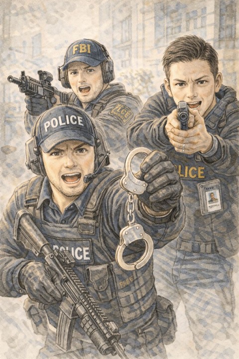 やる気に満ち溢れた捜査官