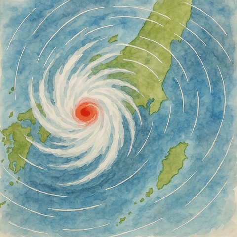 発生した台風