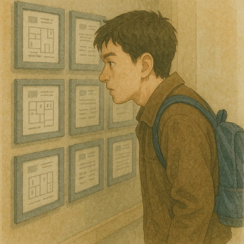賃貸物件を探す男性