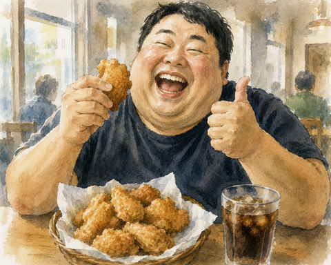 骨なしチキンのお客様