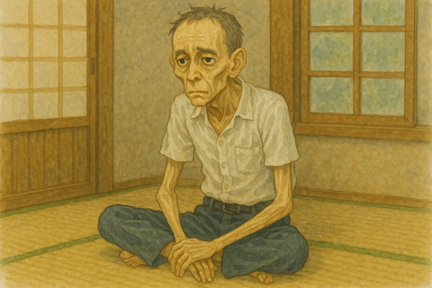 断食中の男性