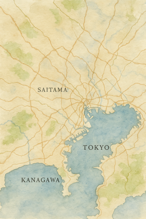 首都圏no地図