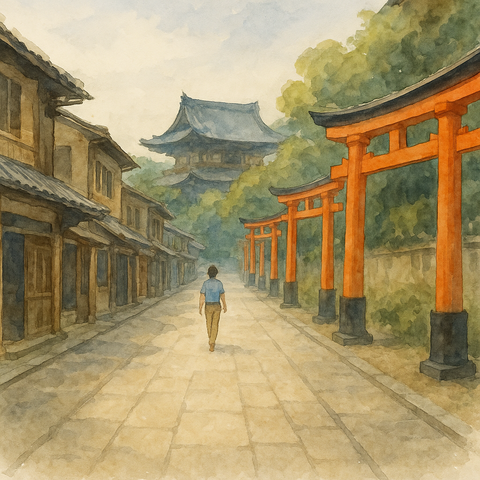 ガラガラの観光地