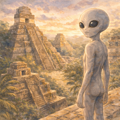 古代文明時代にいる宇宙人