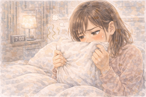 まくらの匂いが気になる女性