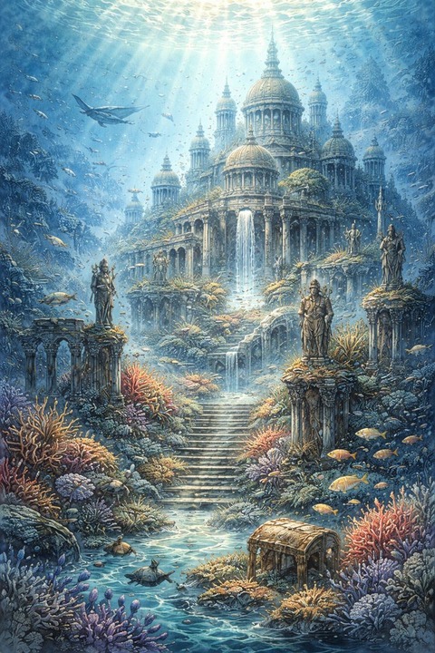 海底の古代王国