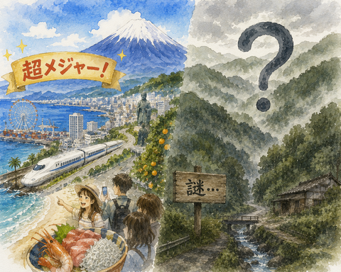 静岡富士山周辺以外の山側は謎