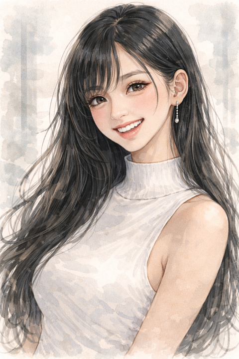 笑顔の女性 (3)