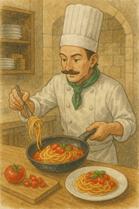 トマトパスタ