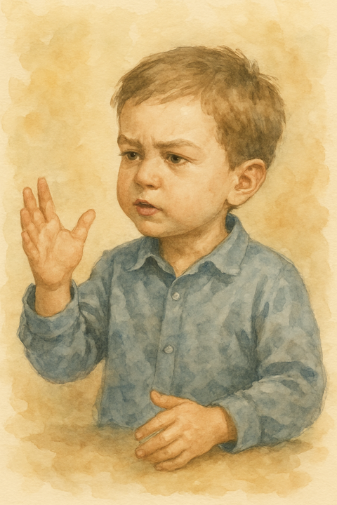 大人びた5歳男子