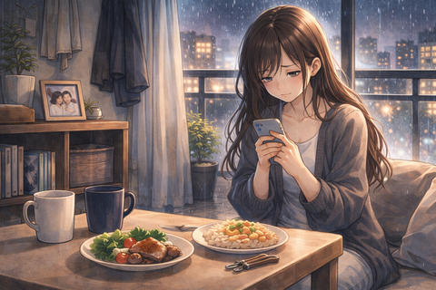 恋人がいない悲しい食事