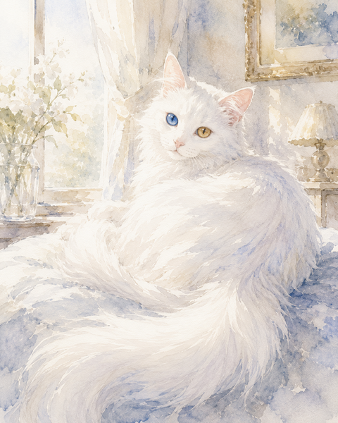 オッドアイの猫