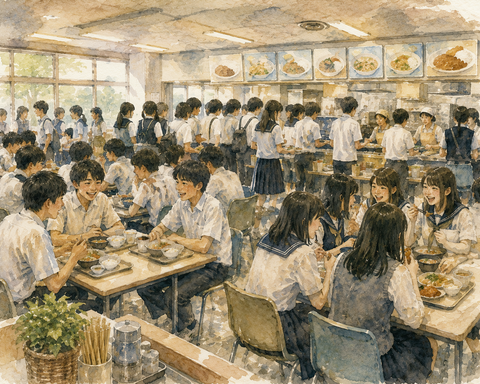 高校の学食