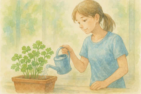 パセリを育てる