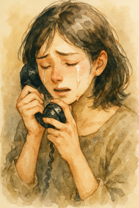 電話でなく女性