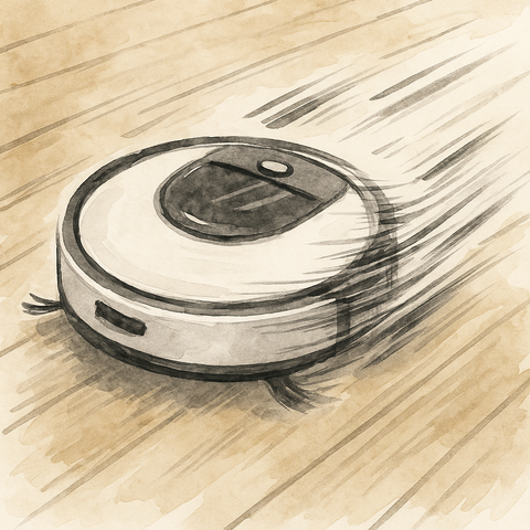 高速のロボット掃除機