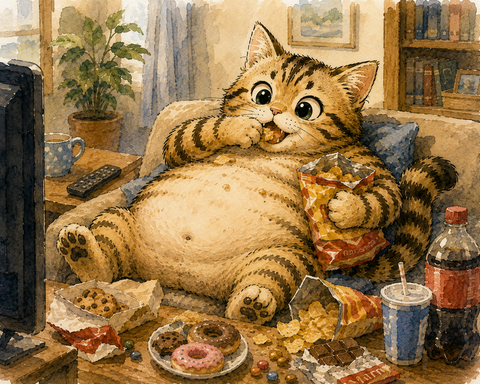 デブになったねこすけ