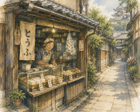 路地裏の豆腐屋さん