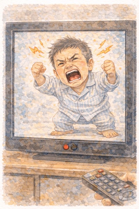 発狂するチンチクリンおじさん