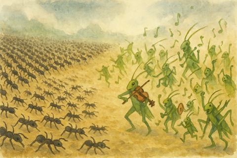 アリとキリギリス