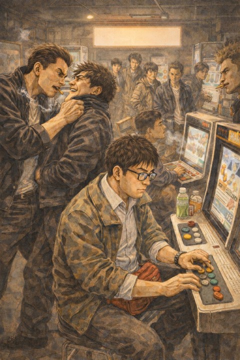 昭和のゲーセンオタクと不良の溜まり場