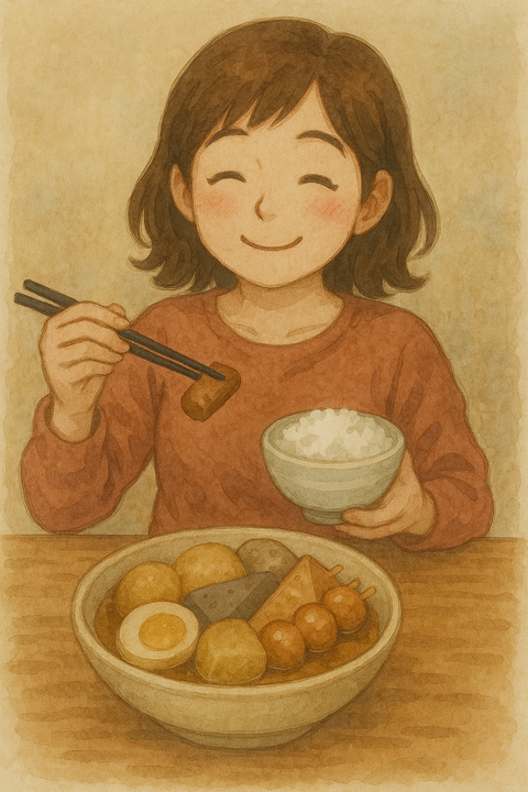 おでんと白ご飯