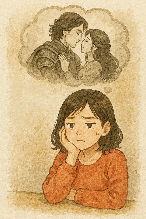 前世で愛し合っていたという妄想をする女子