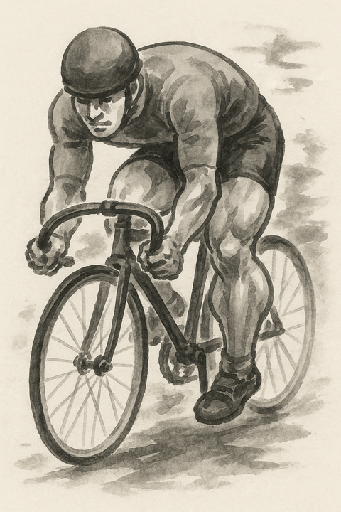 競輪選手の足の筋肉