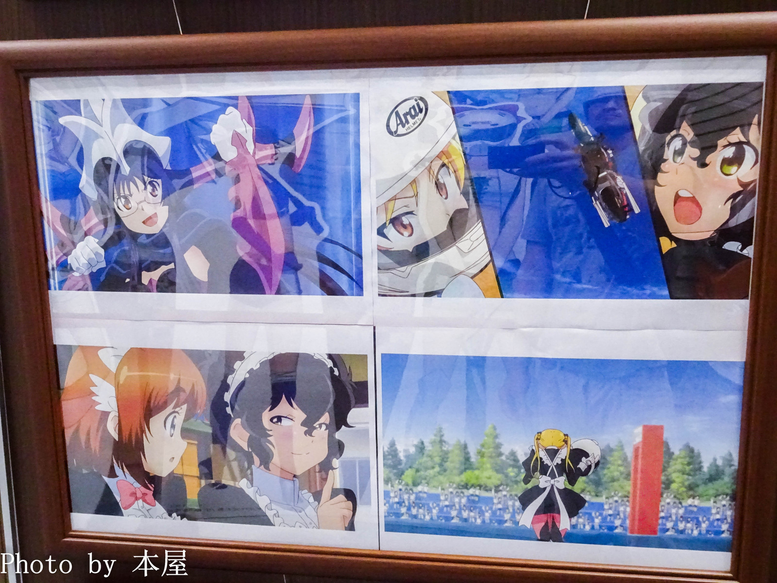 メインキャラクターの5人がレースクイーンに扮した描き下ろしイラストでお出迎え ばくおん オンリーショップ がオープン アキバな本屋