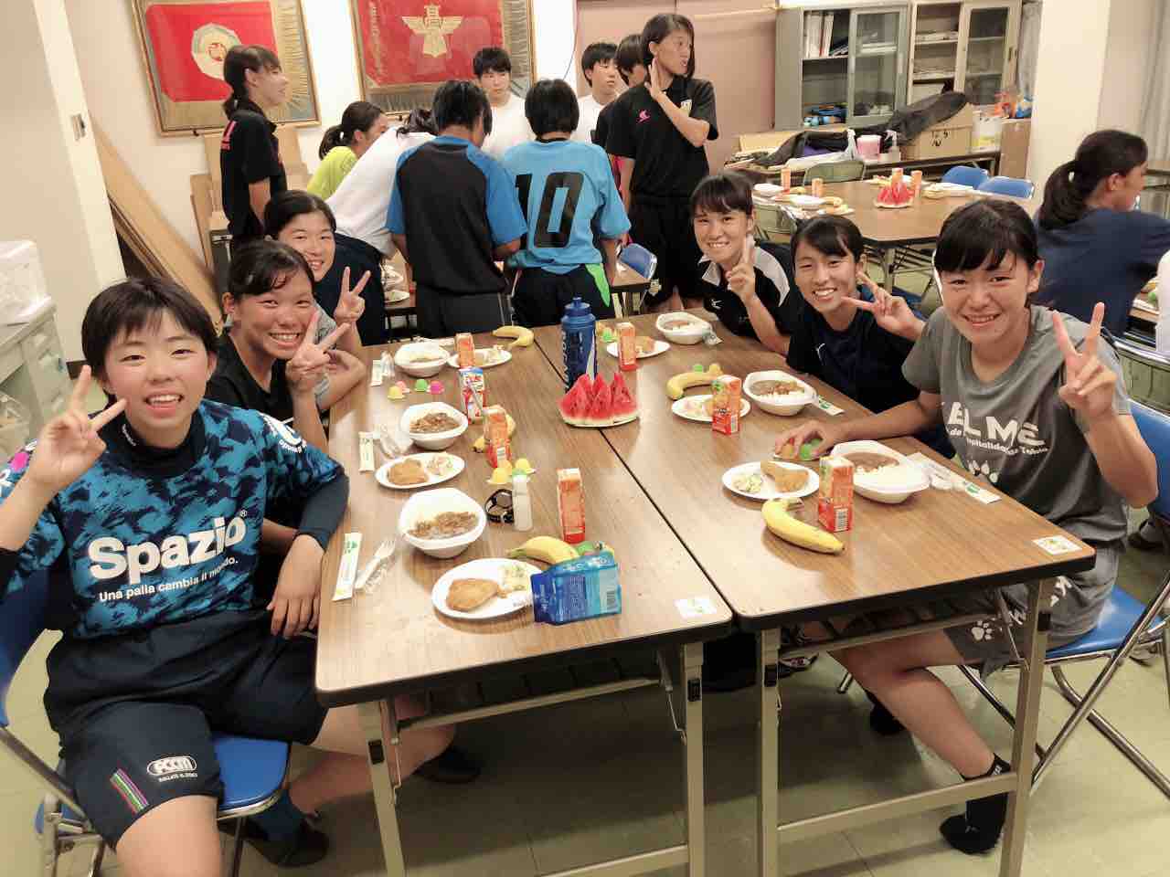 夏合宿最終日の予定 鳳凰高等学校女子サッカー部 備忘録