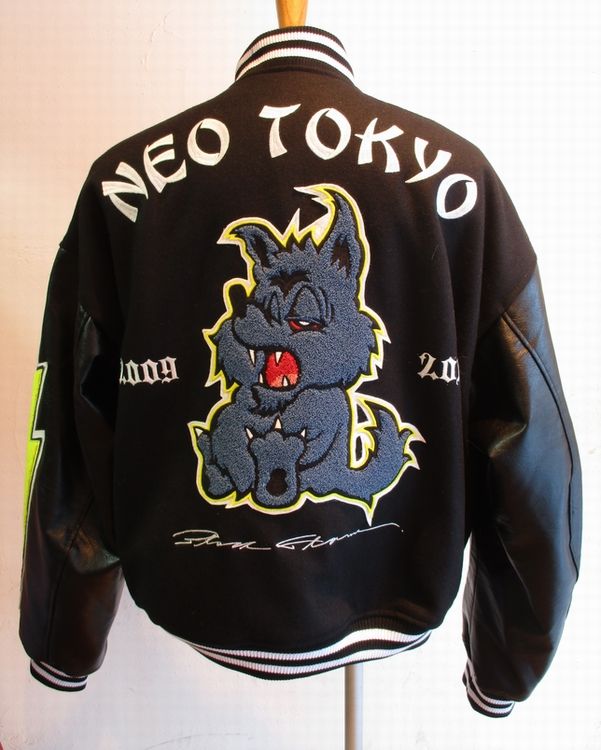 BLACK FLAMEスタジャン＆BIGニット＆プルパーカー＆LS TEE&ロング 