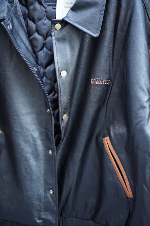 DEVILUSE デビルユース PUレザー中綿 Varsity JKT : MAGARU 北九州小倉