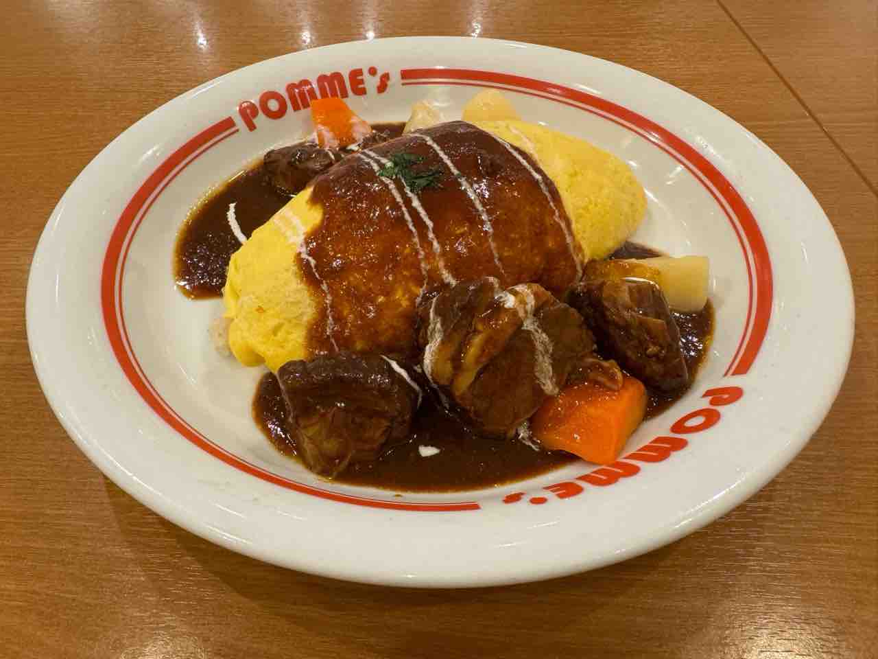 4泊5日の家族旅行 食事編 札幌ステラプレイス 創作オムライス ポムの樹