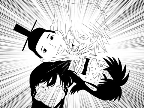【画像】アゴバトルwww