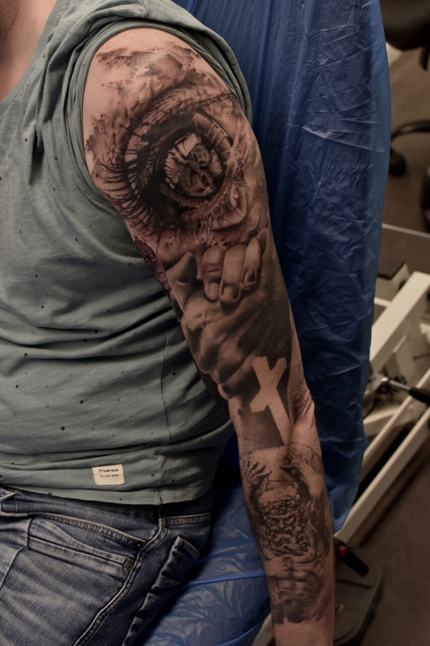 フルスリーブタトゥー Full Sleeve Tattoo Shu Tattoo