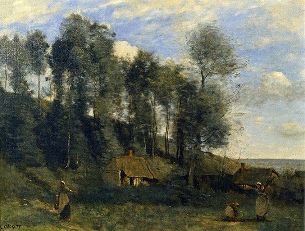 杉本好守　原画　フランス風景画 フランスの風景 樹をめぐる物語 : 美術散策の休日