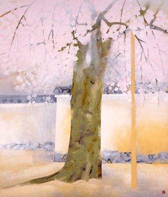 富士と桜と春の花 : 美術散策の休日