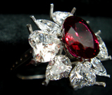 3ct size Ruby Diamond Ring Àкܤ» Ä»â×